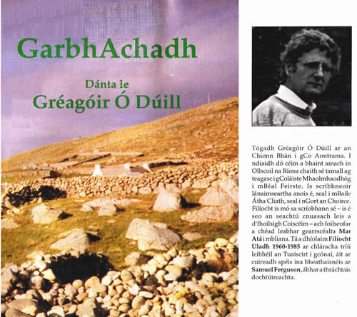 Garbh Achadh Gréagóir Ó Dúill Filíocht Poetry Gaeilge Irish Irlandaise Gailsch