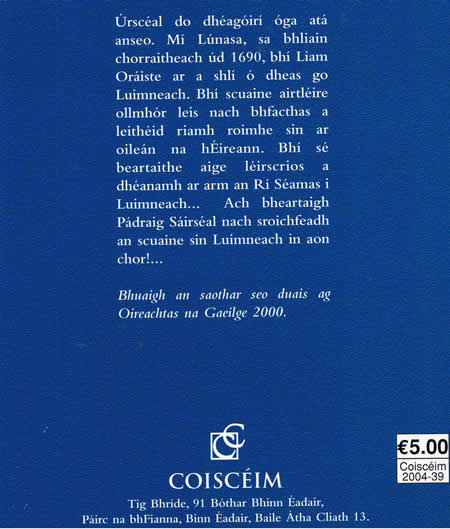 Teachtaire Pháádraig Sáirséal Seán Ua Cearnaigh 1690 Duais Oireachtas na Gaeilge 2000