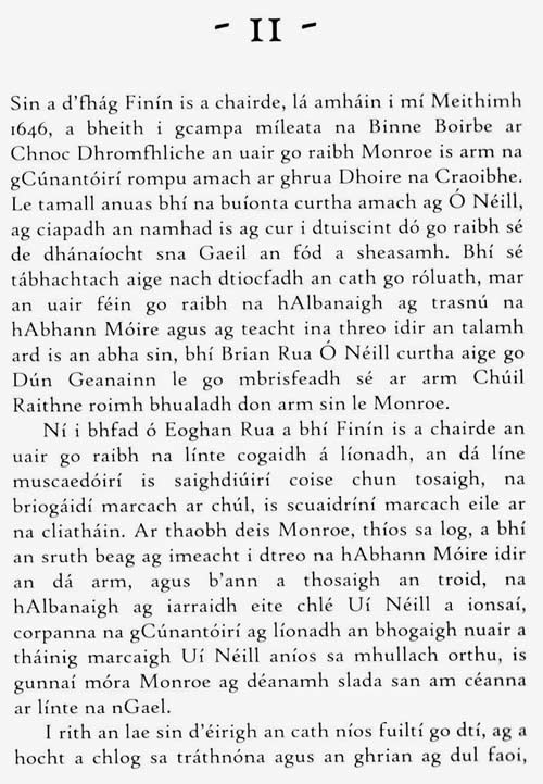 Tabhsi Bhall na Gaoithe Fíor-scéal faoi  eachtraí stairiúla na laochra Gael ag troid i gcoinne na Gall