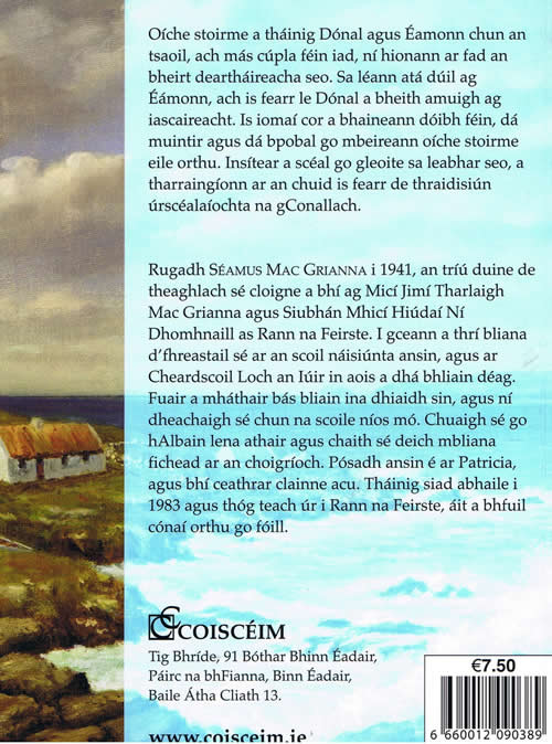 Idir Dha Cheann Stoirme Seamus Mac Grianna Ursceal o Thir Chonaill