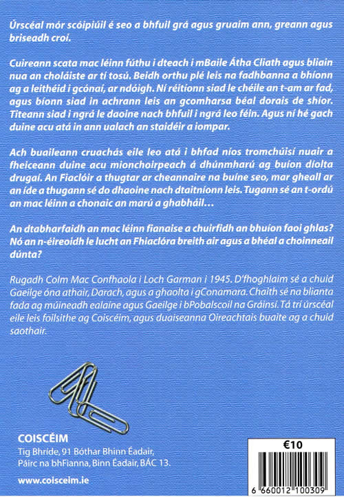 Aoibhinn Beatha an Scolaire Colm Mac Confhaola  Ursceal