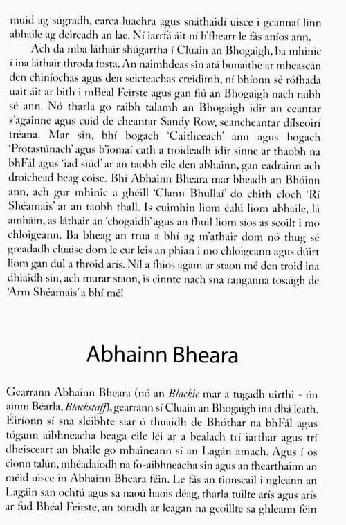 Sliocht as D'imigh sin agus Tháinig seo Séamus Mac Seáin
