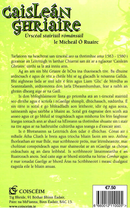 Caislean Ghriaire Micheal O Ruairc Brandon Co Kerry Breandan Ciarrai Ciarraí Corca Dhuibhne An Conair Conor Pass