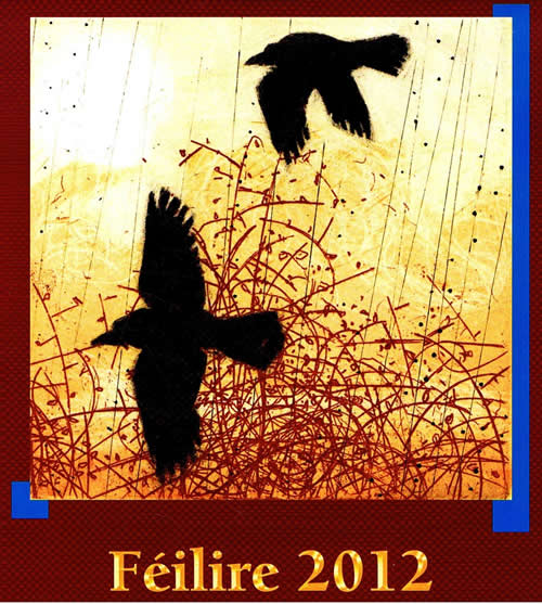 Féilre 2012 Calender 2012 The year 2012 Sa bhliain 2012