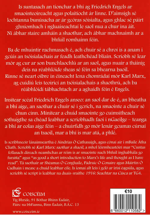 Frierich Engels Saothar a Shaoil Aindrias O Cathasaigh