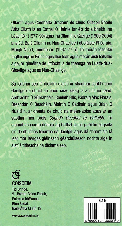 Ceann Faoi Eite Cathal O Hainle Irish Hardback