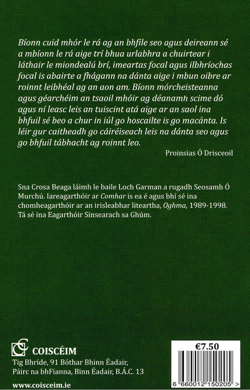 Taisi Tosta le Seosamh O Murchu Cnuasach 58 danta filiocht Gaeilge Irish language poetry