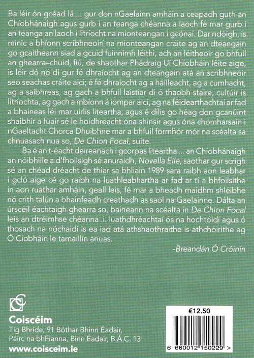 De Chion Focal le Padraig O Ciobhain