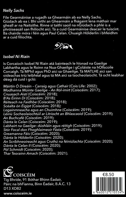 Danta le Nelly Sachs aistrithe ag Isobel Ni Riain