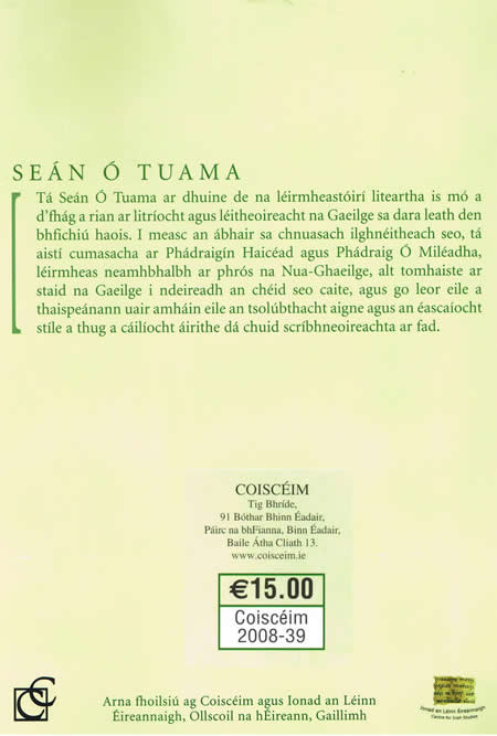 Aguisíní Seán Ó Tuama Aguisini Sean O Tuama Louis de Paor