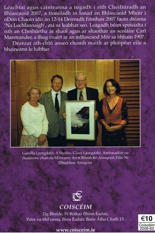 Céiliúradh an Bhlascaoid 12 Na Lochlannaigh Mícheál de Mórdha Blascaod Blasket Island Oileán an Bhlascaoid An Bhlascao Mór Inis Mhicil ann chomh maith Carl Marstrander 1907