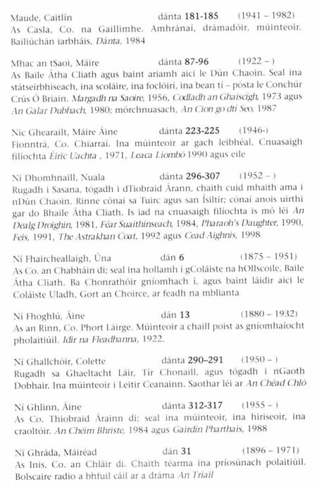 Filíocht Gaeilge Irish Poetry from Ireland