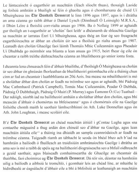 intreoir reamhra réamhra introduction preface 